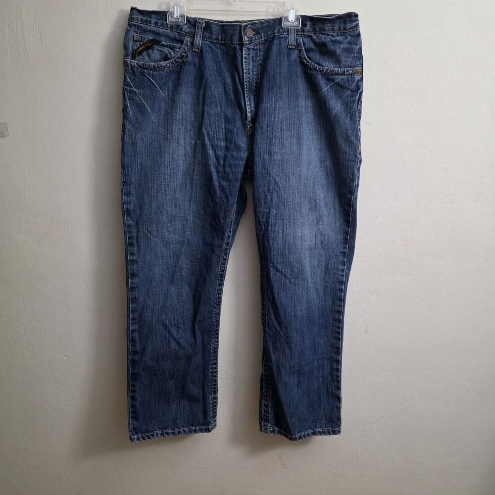 Ariat FR M4 Boot Flame Resistant Men's Work Pants 42x30 Blue Cotton